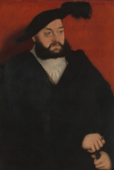 Johann (1498-1537), Duke of Saxony, ca. 1534-37. Creator: Lucas Cranach the Elder.