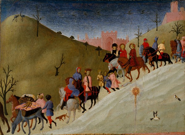 The Journey of the Magi, ca. 1433-35. Creator: Sassetta.