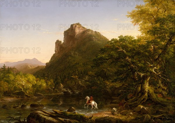 The Mountain Ford, 1846. Creator: Thomas Cole.