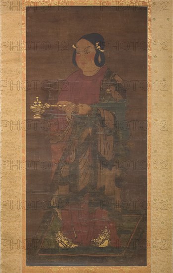 Prince Shotoku at Age Sixteen, 14th century. Creator: Unknown.