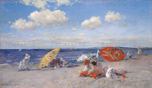 At the Seaside, ca. 1892. Creator: William Merritt Chase.