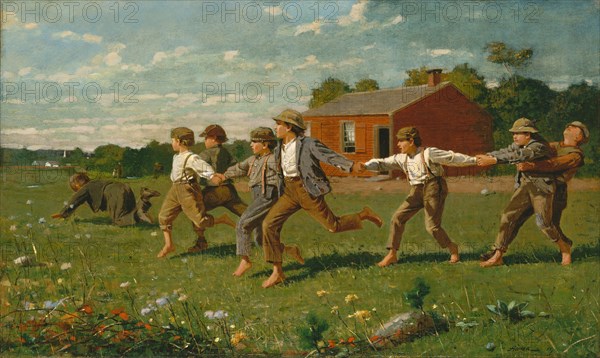 Snap the Whip, 1872. Creator: Winslow Homer.