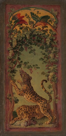 Panthers of Bacchus Eating Grapes, ca. 1719-20. Creator: Alexandre François Desportes.