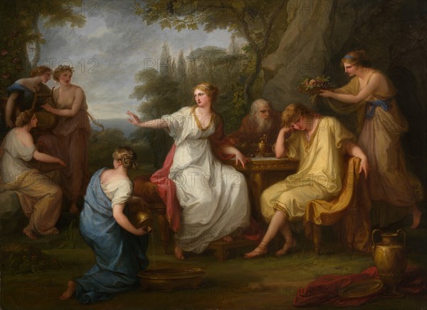 The Sorrow of Telemachus, 1783. Creator: Angelica Kauffman.