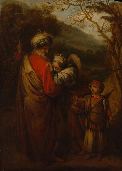 Abraham Dismissing Hagar and Ishmael, 1658. Creator: Barent Fabritius.