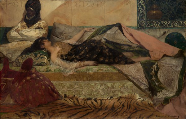 Odalisque. Creator: Jean Joseph Benjamin Constant.