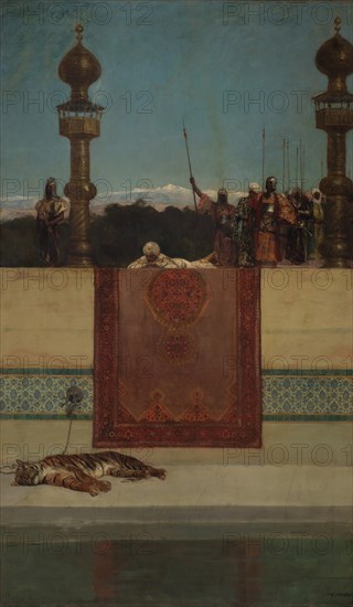 The Sultan's Tiger. Creator: Jean Joseph Benjamin Constant.