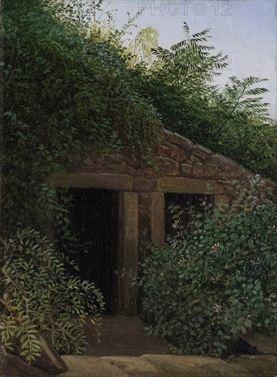 An Overgrown Mineshaft, ca. 1824. Creator: Carl Gustav Carus.