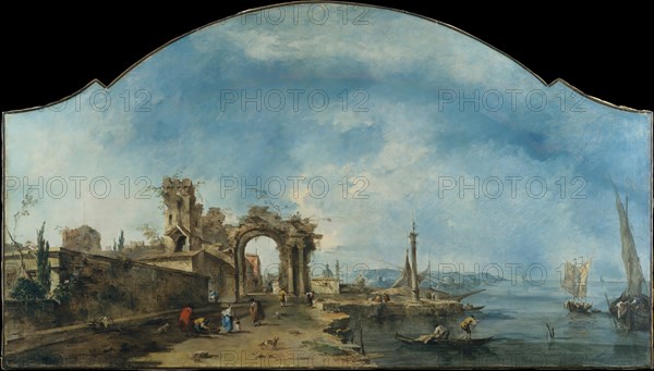 Fantastic Landscape, ca. 1765. Creator: Francesco Guardi.