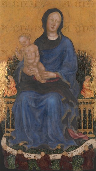 Madonna and Child with Angels. Creator: Gentile da Fabriano.