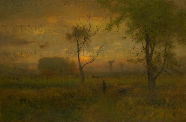 Sunrise, 1887. Creator: George Inness.