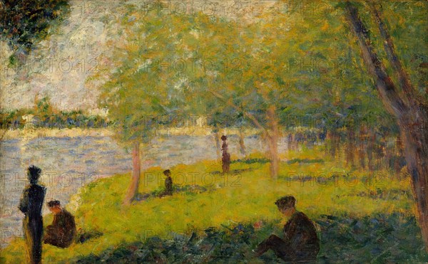 Study for "A Sunday on La Grande Jatte", 1884. Creator: Georges-Pierre Seurat.