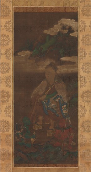 Portrait of En no Gyoja, late 14th-15th century. Creator: Jakusai.