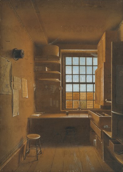 Interior of a Lottery, 1821. Creator: James Kidder.