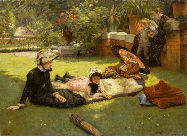 In Full Sunlight (En plein soleil), ca. 1881. Creator: James Tissot.