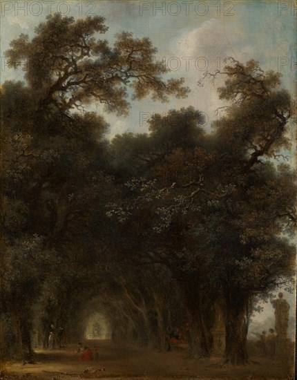 A Shaded Avenue, ca. 1775. Creator: Jean-Honore Fragonard.