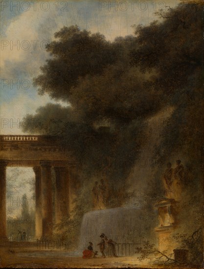 The Cascade, ca. 1775. Creator: Jean-Honore Fragonard.