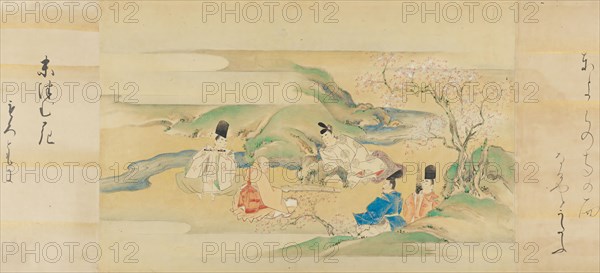 The Tale of Genji (Genji monogatari), 17th century. Creator: Kaiho Yusetsu.