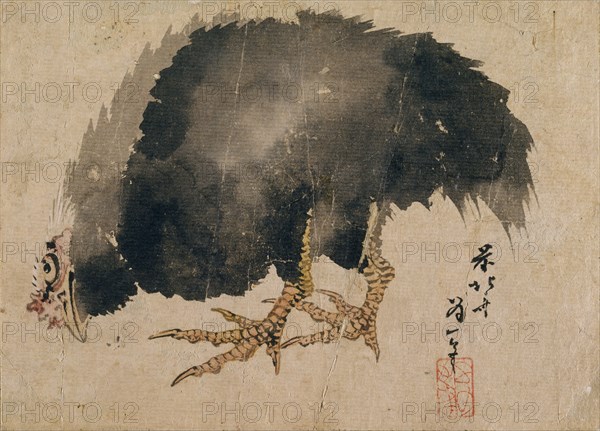 Album of Sketches by Katsushika Hokusai and His Disciples, 19th century. Creator: Hokusai.