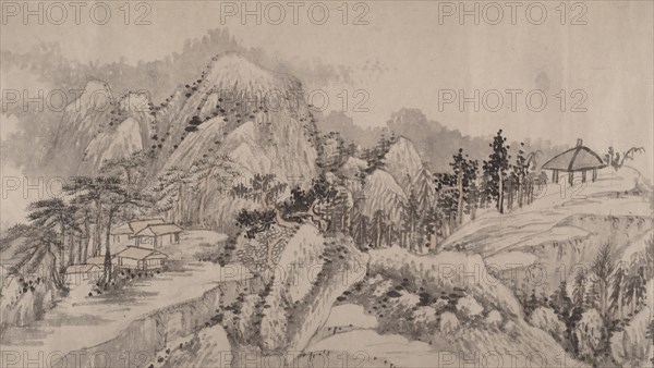 Remote Valleys and Deep Forests, dated 1678. Creator: Liu Yu.