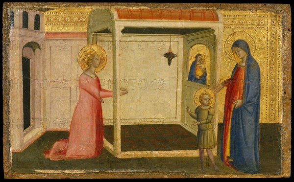 The Vision of Saint Catherine of Alexandria, second half 14th century. Creator: Silvestro dei Gherarducci.
