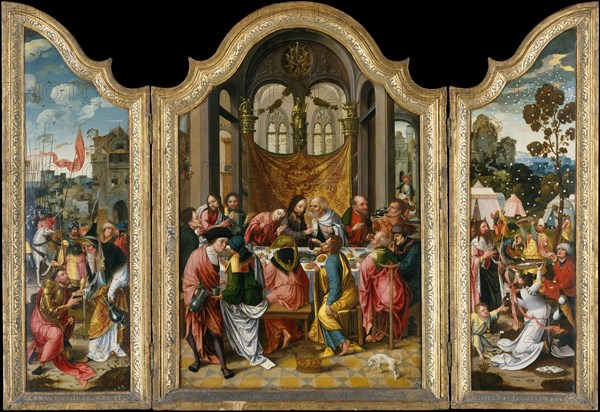 The Last Supper, 1515-20. Creator: Netherlandish (Antwerp Mannerist) Painters (first quarter 16th century).