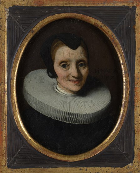 Portrait of a Woman, 1657. Creator: Nicolaes Maes.