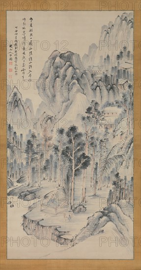 Shorinji Temple, 1817. Creator: Okada Beisanjin.