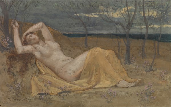 Tamaris, ca. 1886-87. Creator: Pierre Puvis de Chavannes.