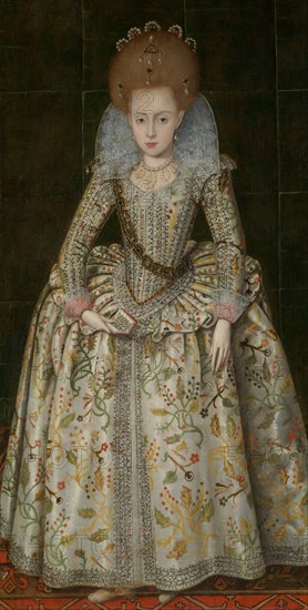 Princess Elizabeth (1596-1662), Later Queen of Bohemia, ca. 1606. Creator: Robert Peake I.