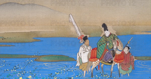 Six Jewel Rivers (Mu-Tamagawa) , ca. 1839. Creator: Sakai Oho.