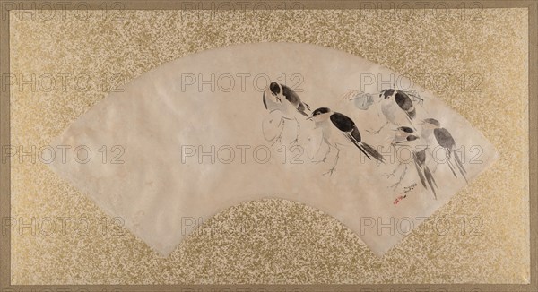 Birds, late 19th century. Creator: Shibata Zeshin.