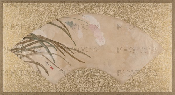 Flowers and Leaves, late 19th century. Creator: Shibata Zeshin.