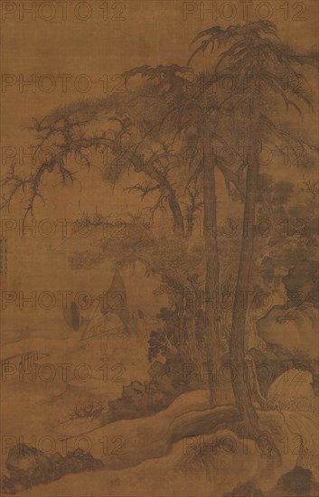 Returning Fishermen, dated 1342. Creator: Tang Di.