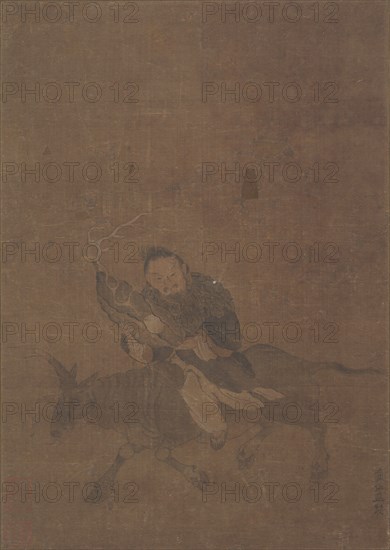 Daoist Riding Horned Animal. Creator: Tong Renyi.