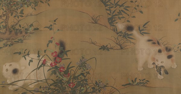 Spring Play in a Tang Garden, 18th century. Creator: Unknown.