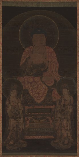 Amitabha triad, ca. 13th century. Creator: Unknown.