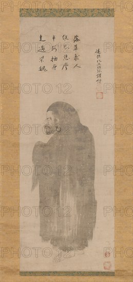 Bodhidharma, late 16th-early 17th century. Creator: Unkoku Togan.