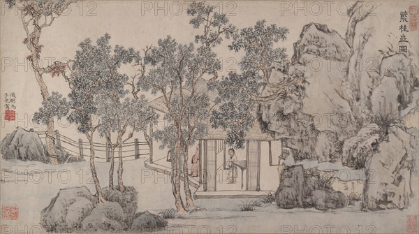 The Cassia Grove Studio, ca. 1532. Creator: Wen Zhengming.