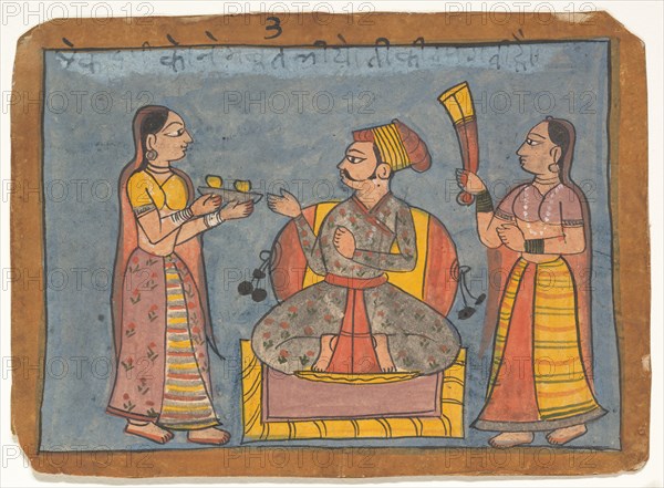 Folk Painting, 1725. Creator: Unknown.