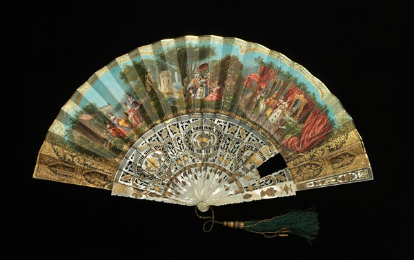 Fan, 1850-70. Creator: Unknown.