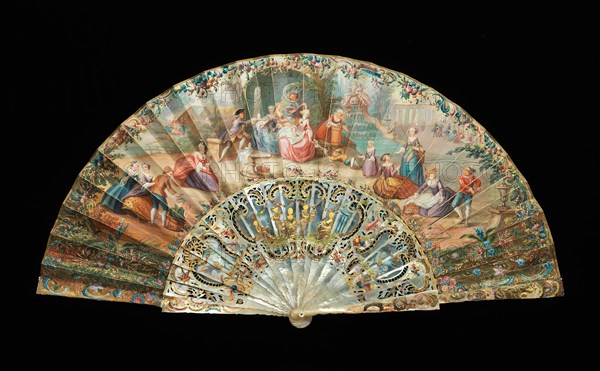 Fan, 1870-90. Creator: Unknown.