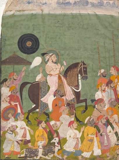 Maharana Jagat Singh II in Procession, ca. 1745. Creator: Unknown.