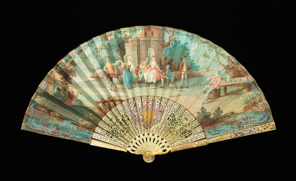 Fan, third quarter 18th century. Creator: Unknown.