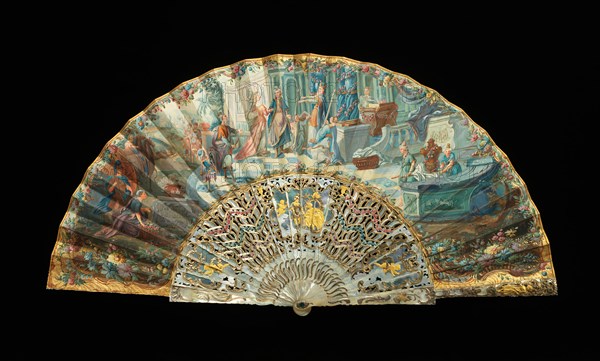 Fan, 1860-80. Creator: Unknown.