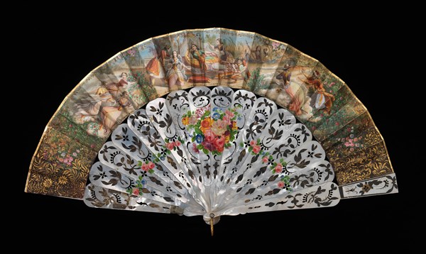 Fan, 1855-65. Creator: Unknown.