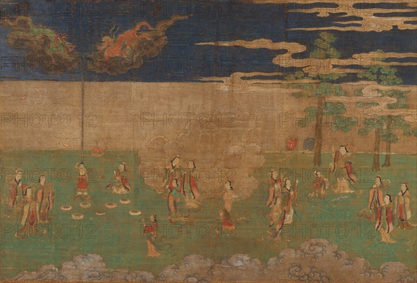 Life of the Buddha: The Birth of the Buddha, early 15th century. Creator: Unknown.