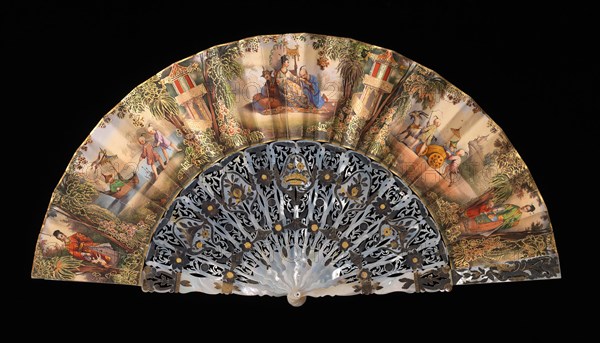 Fan, 1855-65. Creator: Unknown.