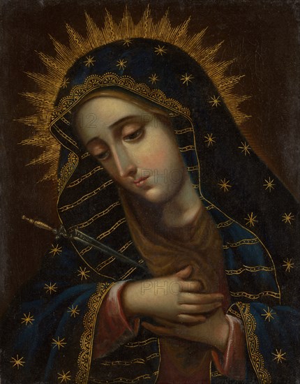 The Virgin of Sorrows, 18th century. Creator: Unknown.