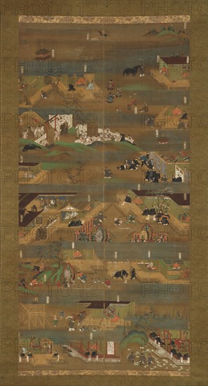 Illustrated Biography of Prince Shotoku (Shotoku Taishi e-den), 14th century. Creator: Unknown.